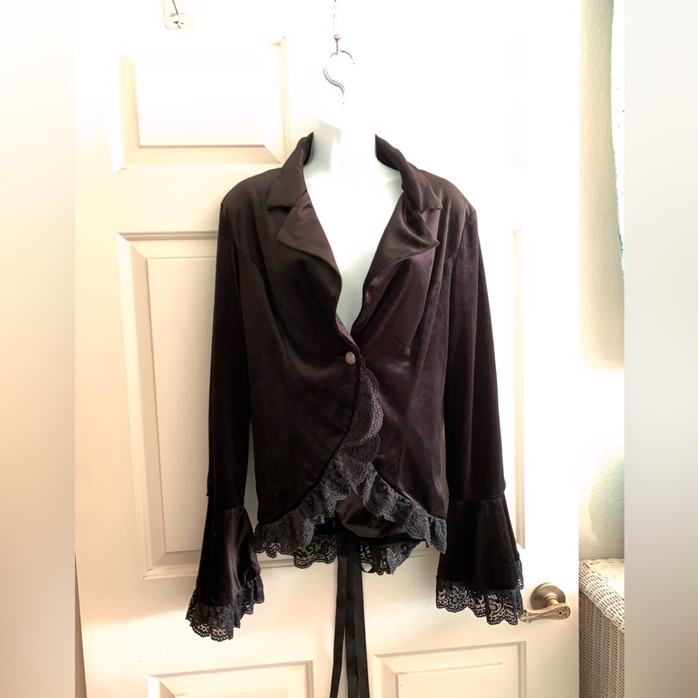 SCARLET DARKNESS Steampunk Victorian Goth Jacket